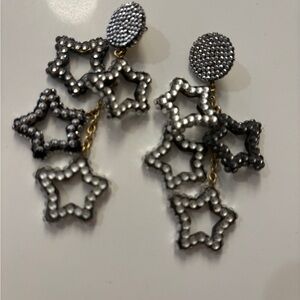 Star Shaped Dangle Earrings